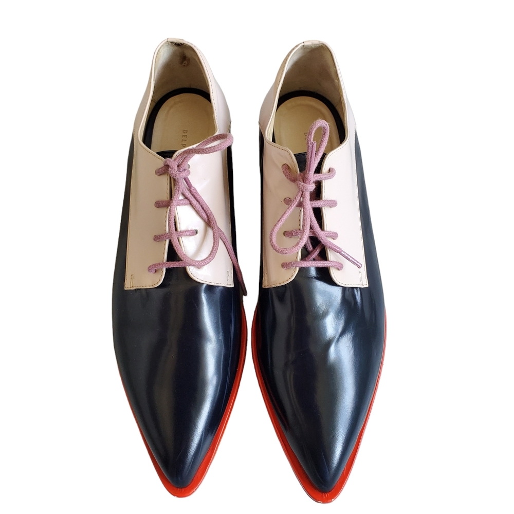 Delpozo  Colorblock Creeper Platform Oxfords (EUR 39)